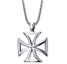 Load image into Gallery viewer, Maltese Iron Cross Neck