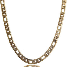 Load image into Gallery viewer, Flat Box Chain Necklaces Men Stainless Steel Gold Cool Link Chain Necklace Hippie Men Hip Hop Jewelry Party Fathers Day Gift