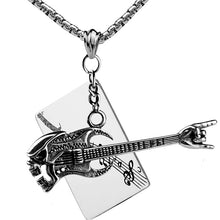 Load image into Gallery viewer, Skull Guitar Rock Neck