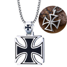 Load image into Gallery viewer, Maltese Iron Cross Neck