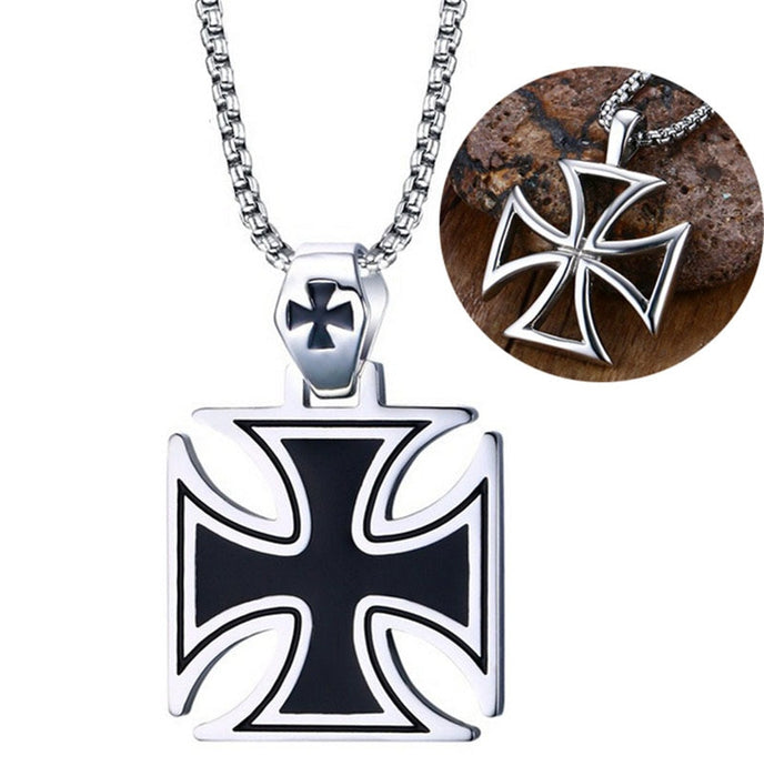 Maltese Iron Cross Neck